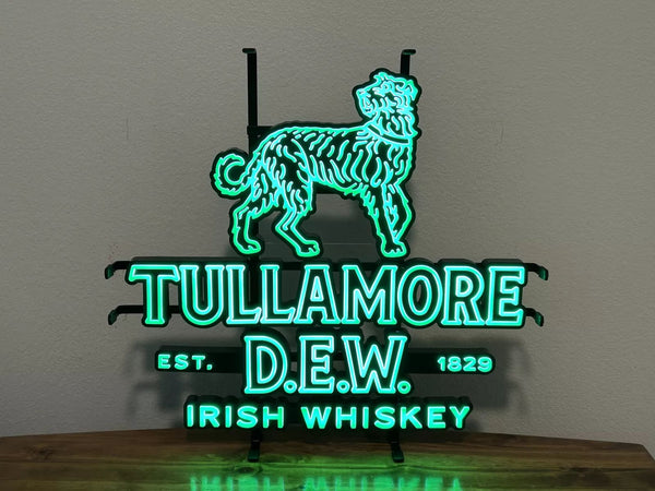 Tullamore Dew Irish Whiskey LED Neon Sign Light Lamp