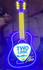 Two Lane Lager Beer Guitar LED Neon Sign Light Lamp