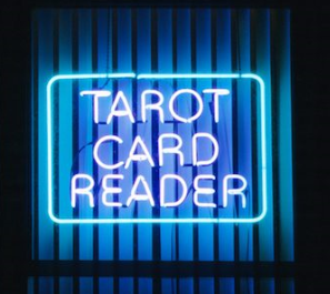 Tarot Card Reader Neon Light Sign Lamp Real Glass Wall Decor