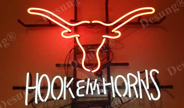 Texas Longhorns Neon Light Lamp Sign