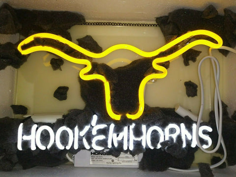 Texas Longhorns Neon Light Lamp Sign
