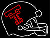 Texas Tech Red Raiders Helmet Neon Light Lamp Sign