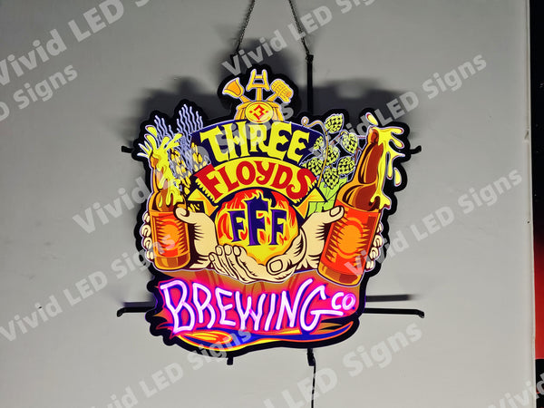 Three Floyds Brewing LED Neon Sign Light Lamp