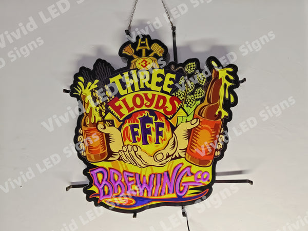 Three Floyds Brewing LED Neon Sign Light Lamp