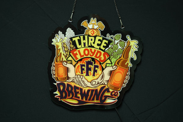 Three Floyds Brewing Company Beer 3D LED Neon Sign Light Lamp