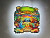 Tiki Bar Paradise Drinking Parrot 2D LED Neon Sign Light Lamp