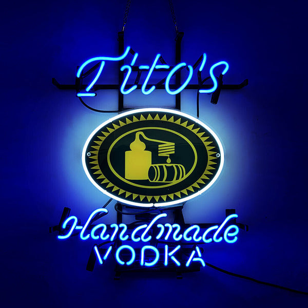 Tito's Handmade Vodka Austin TX Neon Sign Light Lamp With HD Vivid Printing