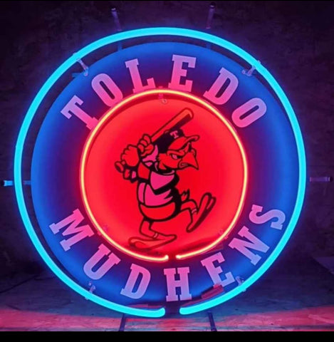Toledo Mud Hens Neon Light Sign Lamp With HD Vivid Printing Technology
