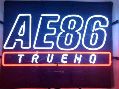 Toyota AE86 Trueno Automotive Cars Trucks SUVs Hybrids Neon Sign Light Lamp