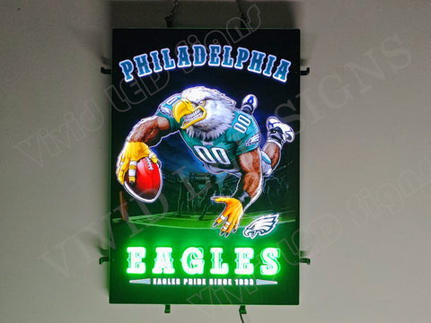 Trends International NFL Philadelphia Eagles LED Neon Sign Light Lamp