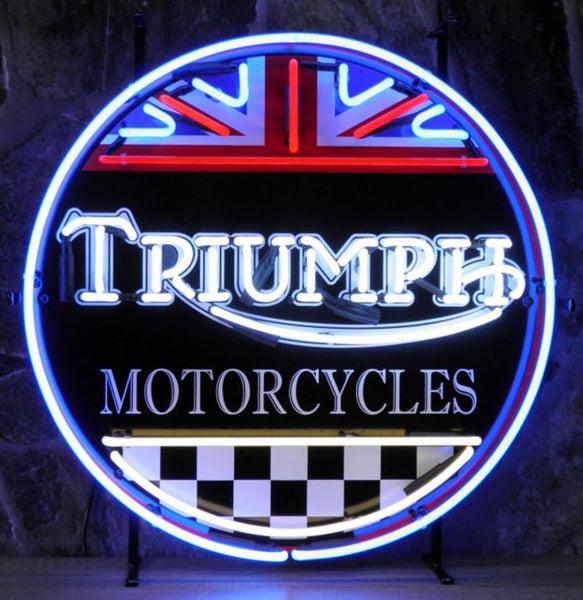 Triumph Motorcycles Neon Sign Light Lamp With Vivid Printing Technology