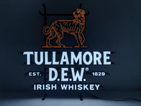 Tullamore Dew Irish Whiskey LED Neon Sign Light Lamp