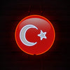 Turkiye National Football Team Logo Neon Light Sign Lamp