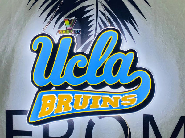 Ucla Bridge Sign UCLA Bruins 3D LED Neon Sign Light Lamp – neonsign.us