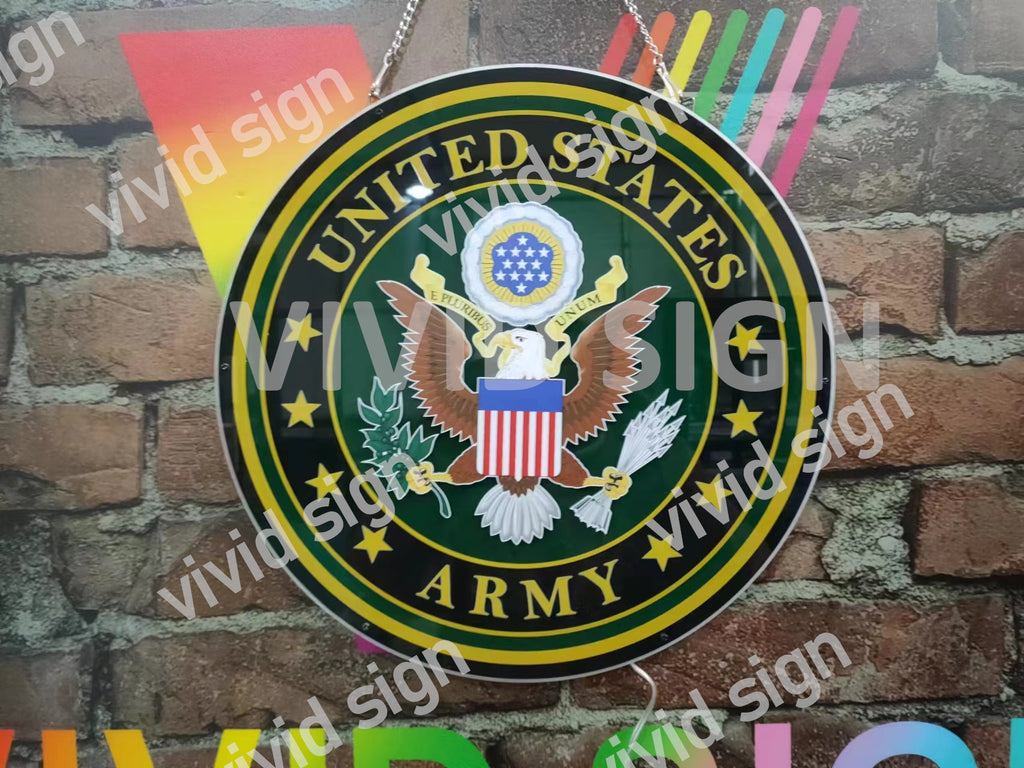 United States Army 3D LED Neon Sign Light Lamp – neonsign.us