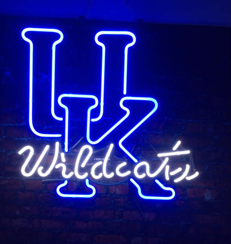 Kentucky Wildcats Mascot Logo Neon Light Lamp Sign