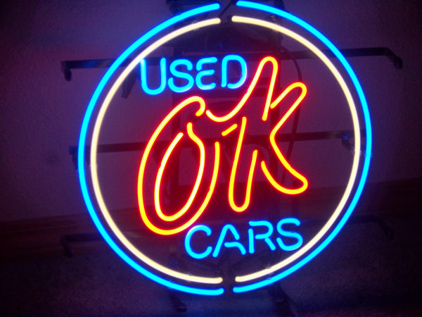 Used OK Cars Chevrolet Chevy Corvette Chevrolet Chevelle Sports Car Neon Sign Light Lamp