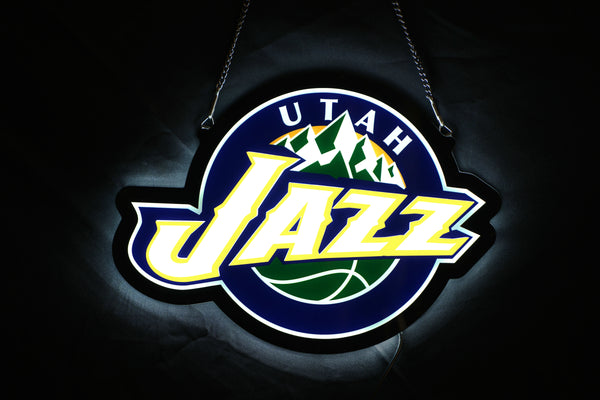 Utah Jazz 3D LED Neon Sign Light Lamp