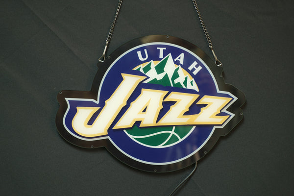 Utah Jazz 3D LED Neon Sign Light Lamp