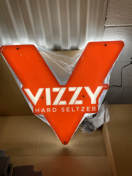 Vizzy Hard Seltzer 2D LED Neon Sign Light Lamp