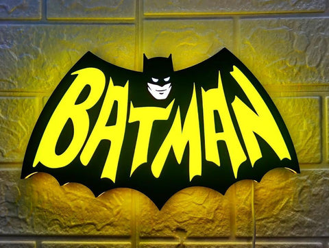 Vintage Batman 3D LED Neon Sign Light Lamp