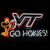 Virginia Tech Hokies Go Honkies Neon Light Lamp Sign