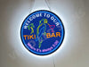 Welcome to our tiki bar where it's always 5 O' Clock 2D LED Neon Sign Light Lamp