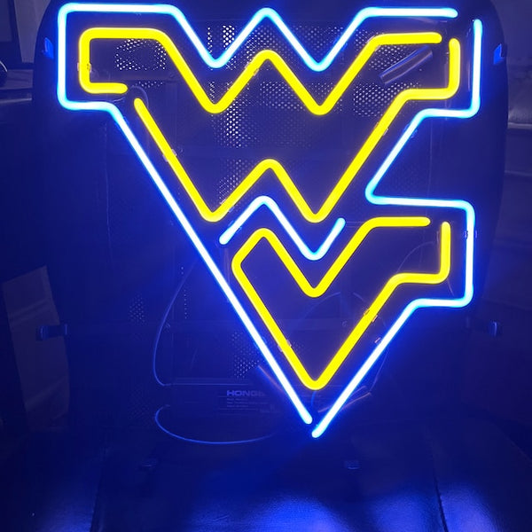 West Virginia Mountaineers WVC Neon Light Lamp Sign
