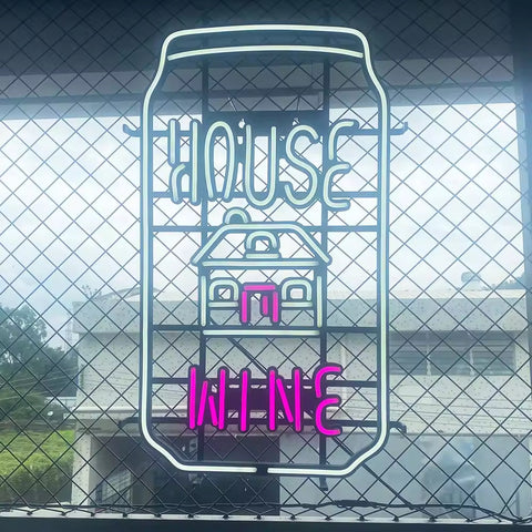 Wine House LED Neon Sign Light Lamp