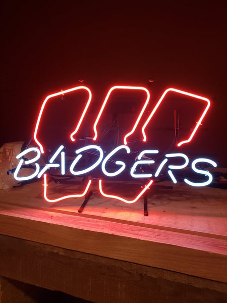 Wisconsin Badgers Neon Light Lamp Sign