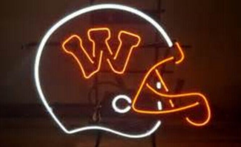 Wisconsin Badgers Helmet Neon Light Lamp Sign