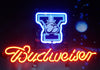 Yale Bulldogs Budweiser Beer Neon Sign Light Lamp