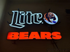 Chicago Bears Lite Beer LED Neon Sign Light Lamp