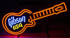 Gibson Guitar Music USA Store Open Neon Sign Light Lamp