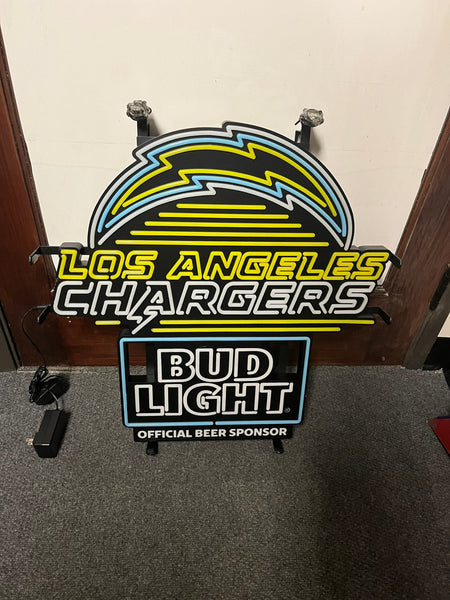 Bud light Los Angeles Chargers LED Neon Sign Light Lamp