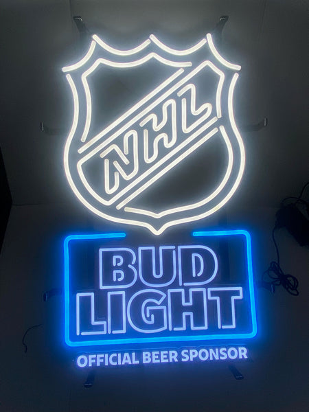 Bud light NHL Hockey Beer LED Neon Sign Light Lamp