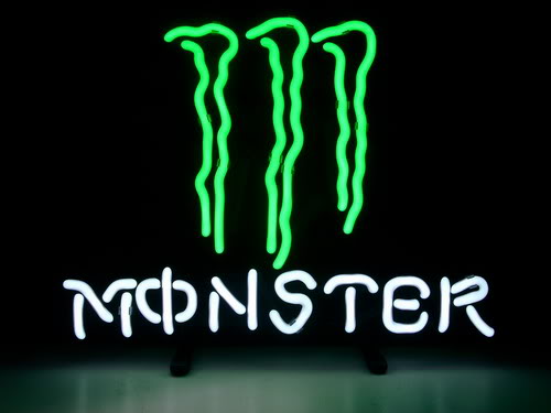 Monster Energy Drink Neon Light Sign Lamp