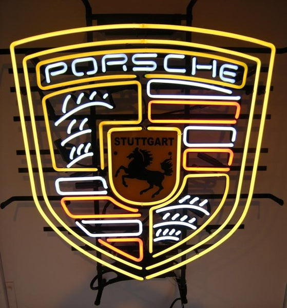 Porsche Sports Car Auto Garage Neon Sign Light Lamp