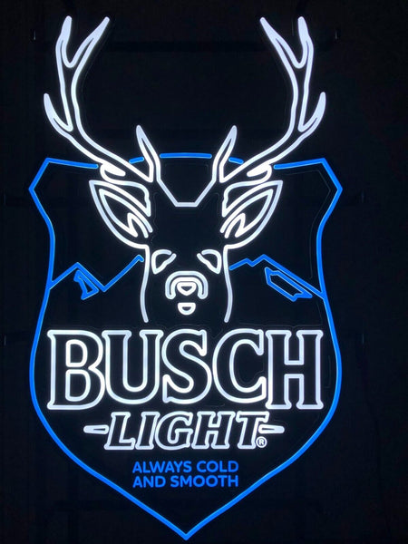 Busch Light Deer LED Neon Sign Light Lamp