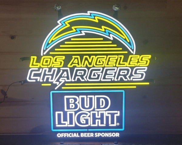 Bud light Los Angeles Chargers LED Neon Sign Light Lamp