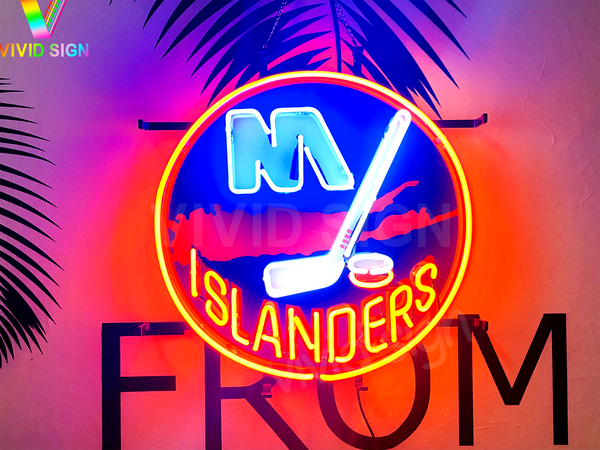 New York Islanders Light Lamp Neon Sign with HD Vivid Printing Technology