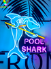 Pool Shark Billiards Game Light Lamp Neon Sign with HD Vivid Printing Technology