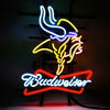 Budweiser Minnesota Vikings Neon Sign Light Lamp