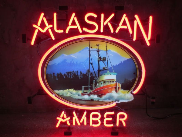 Alaskan Amber Brewing Neon Sign Light Lamp