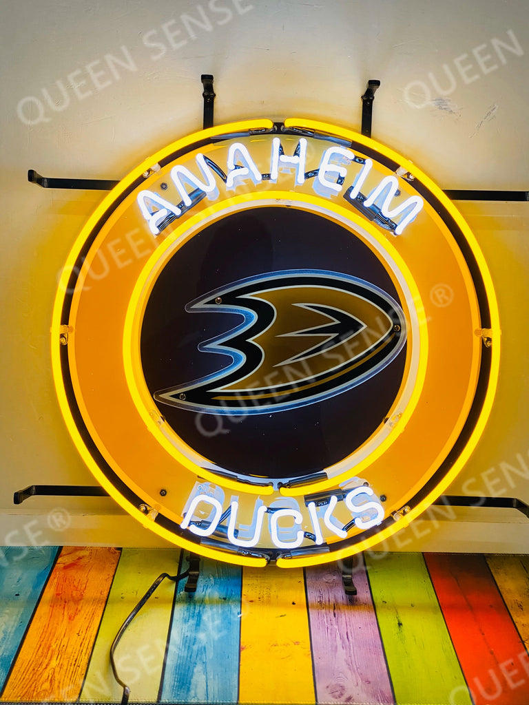 Anaheim Ducks Hd Vivid Neon Sign Light Lamp 2554