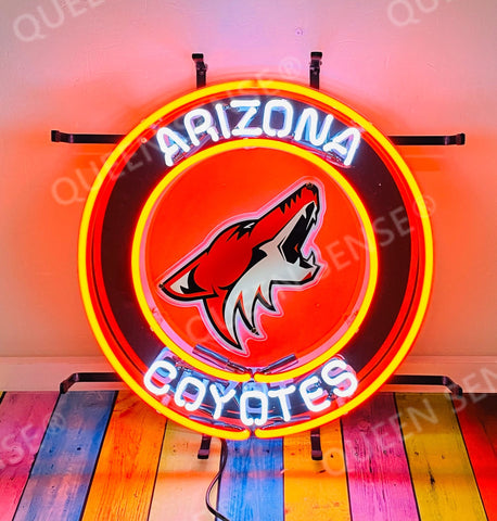 Arizona Coyotes HD Vivid Neon Sign Light Lamp