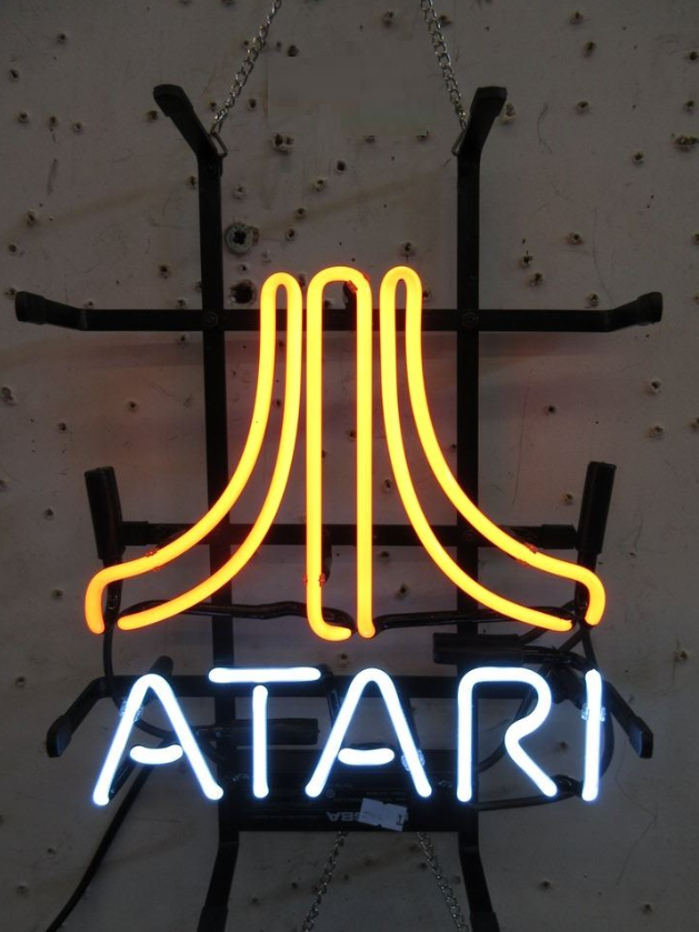 Custom Atari Arcade Game Room Vintage Neon Sign Light Lamp neonsign.us