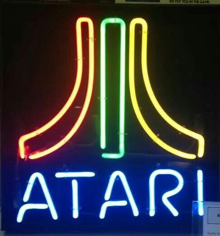 Atari Arcade Game Room Video Neon Sign Light Lamp