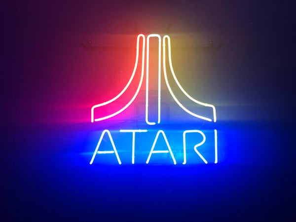 Four colors Atari Arcade Game Room Video Neon Sign Light Lamp