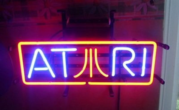 Atari Arcade Game Room Video Neon Sign Lamp Light